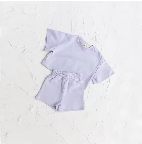 Kids Cotton T-Shirt and Shorts Set
