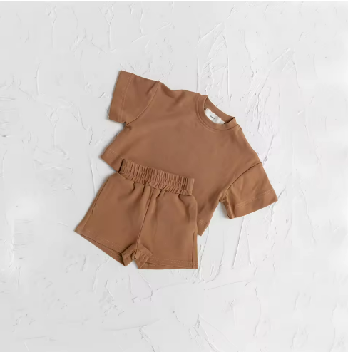 Kids Cotton T-Shirt and Shorts Set