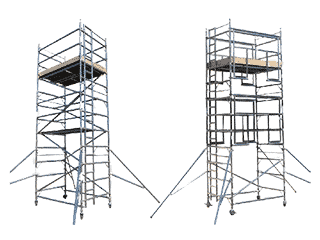 Aluminum Scaffolding on rent in gurgaon