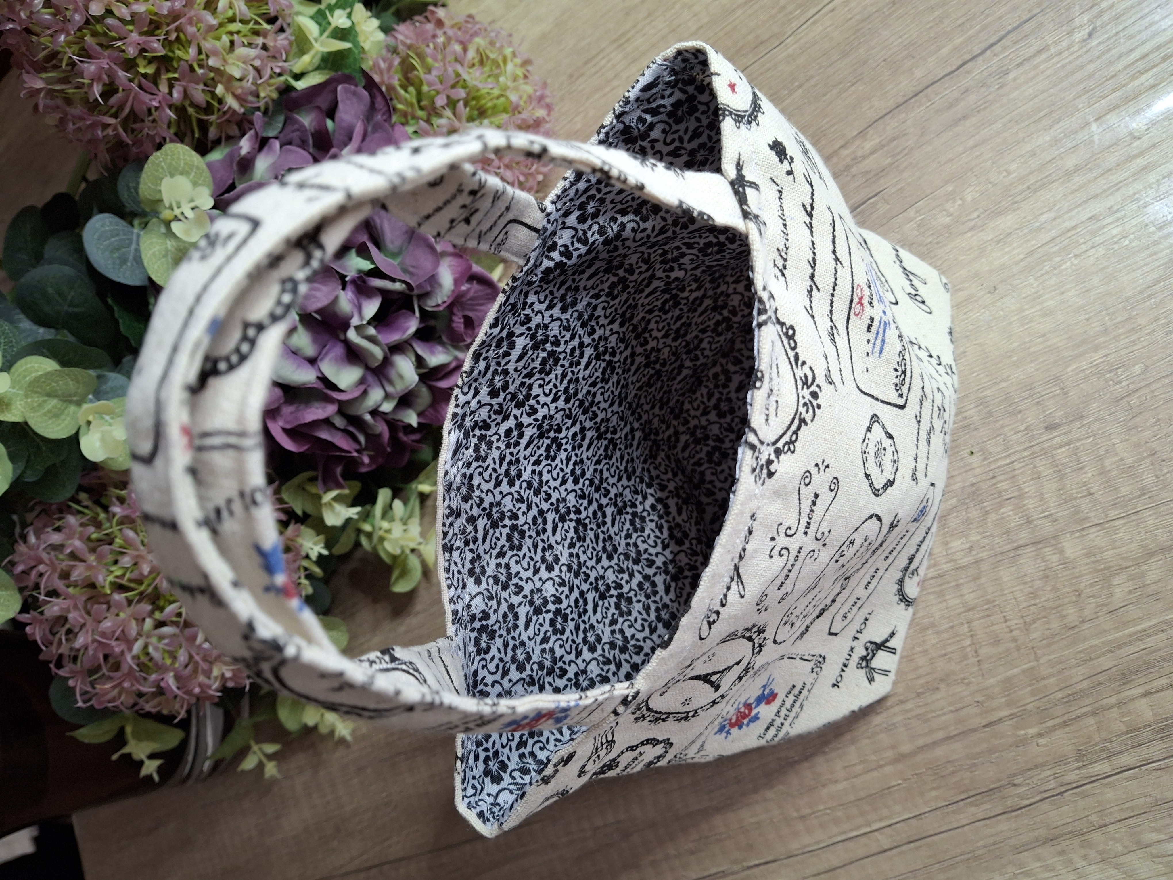 Bolsa de tecido artesanal