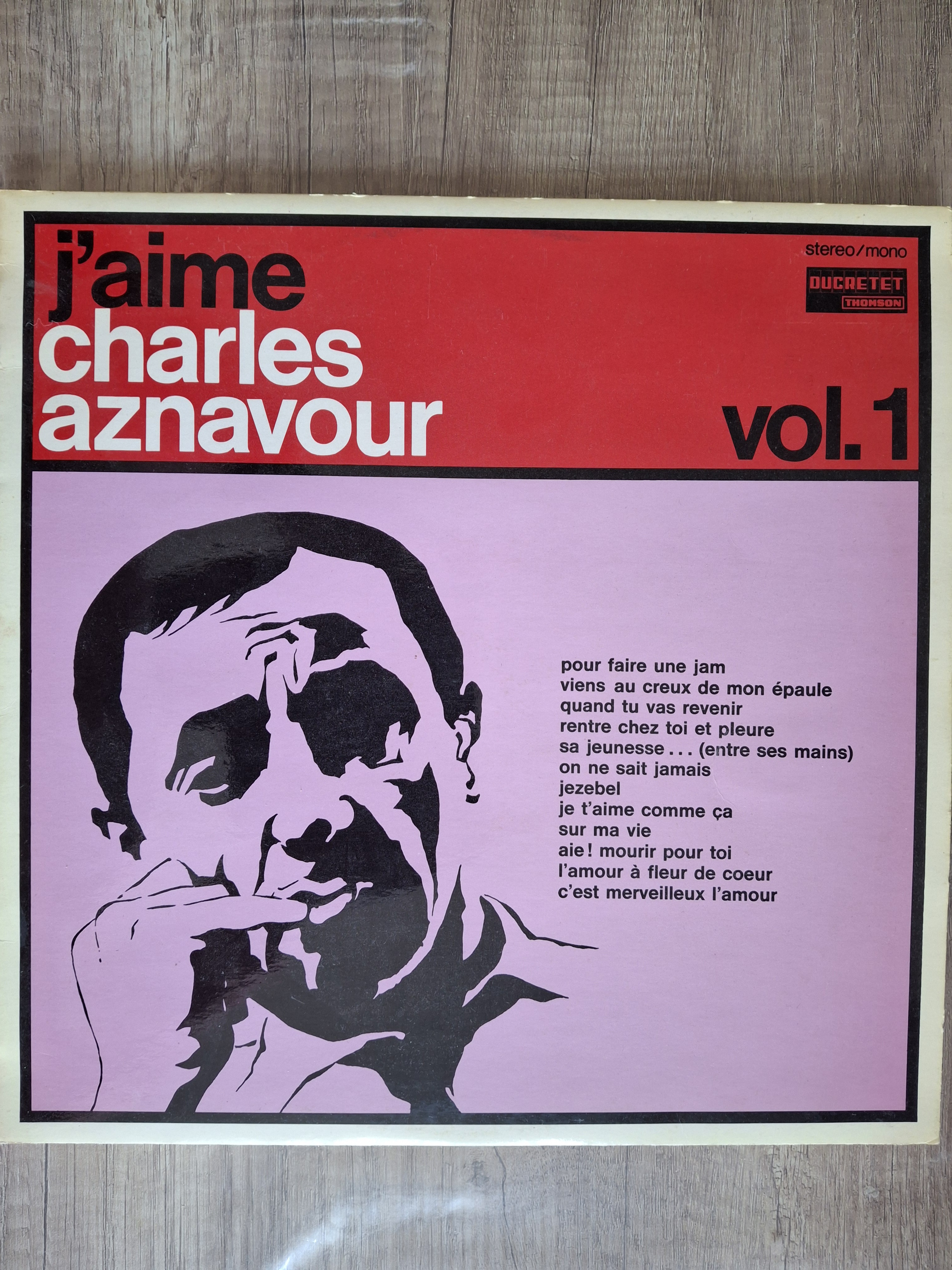J'aime Charles Aznavour Vol. 1, 2, 3, Vinyl Record