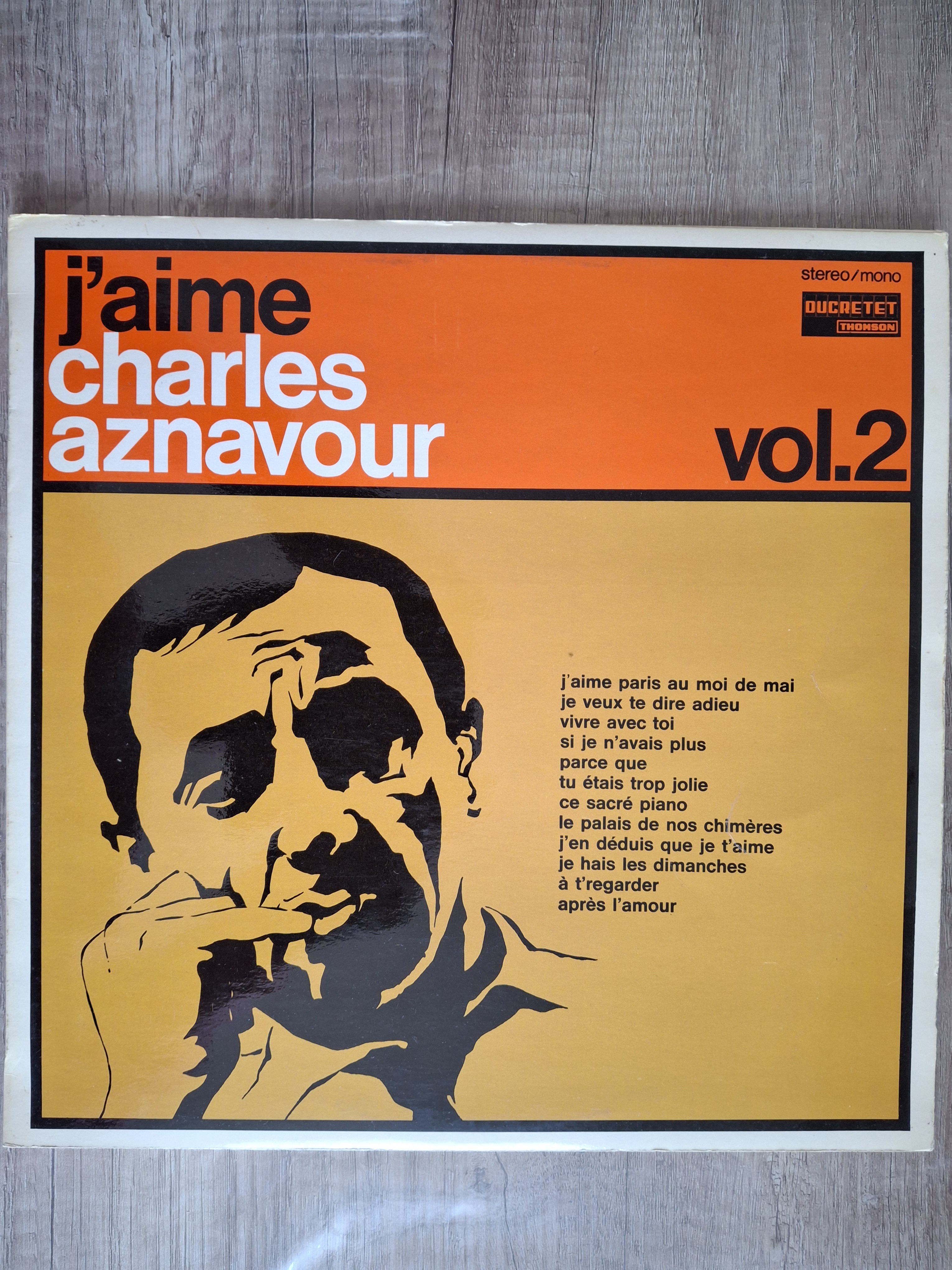 J'aime Charles Aznavour Vol. 1, 2, 3, Vinyl Record