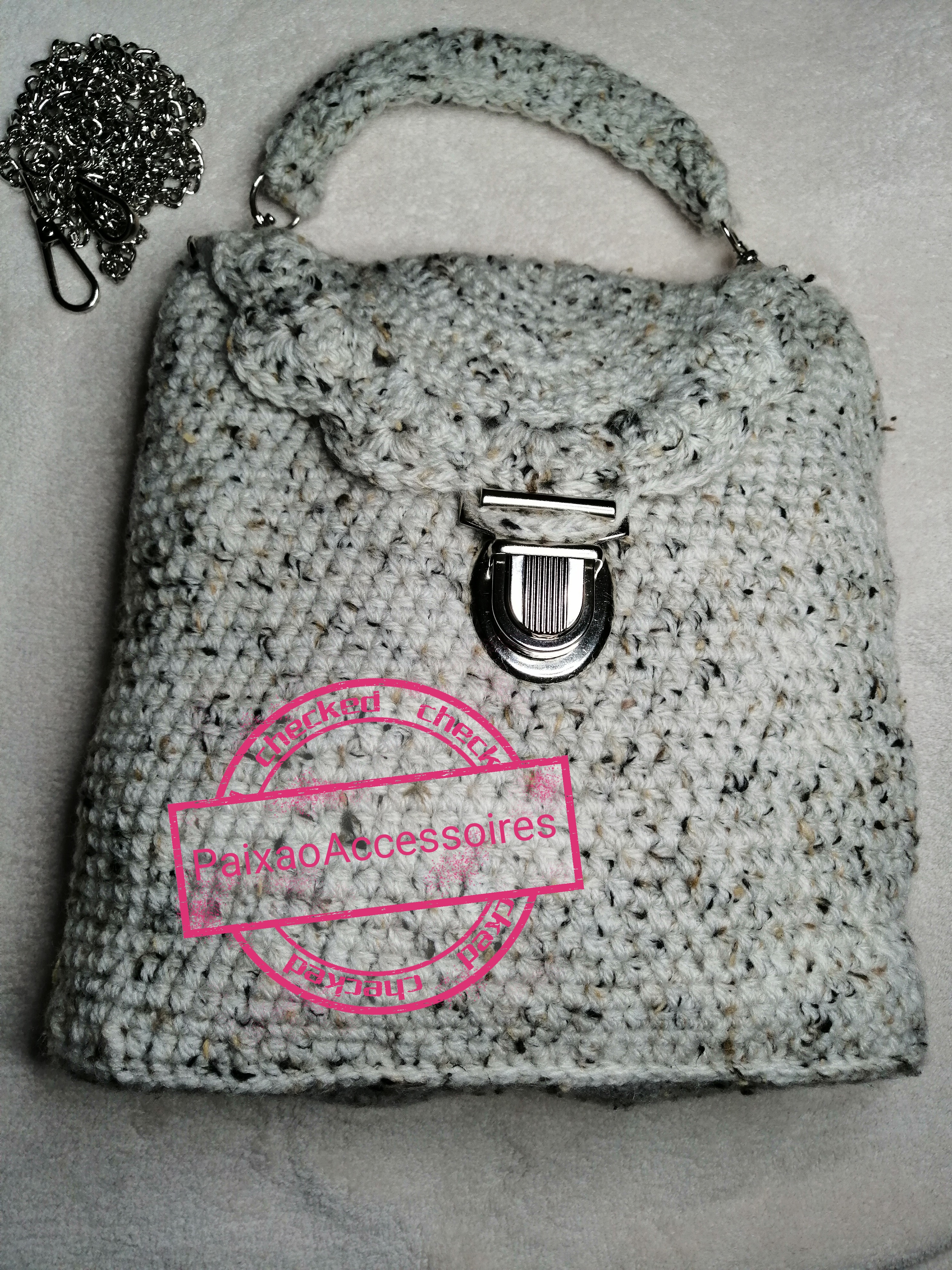 Handmade Tweed Shoulder Bag | 