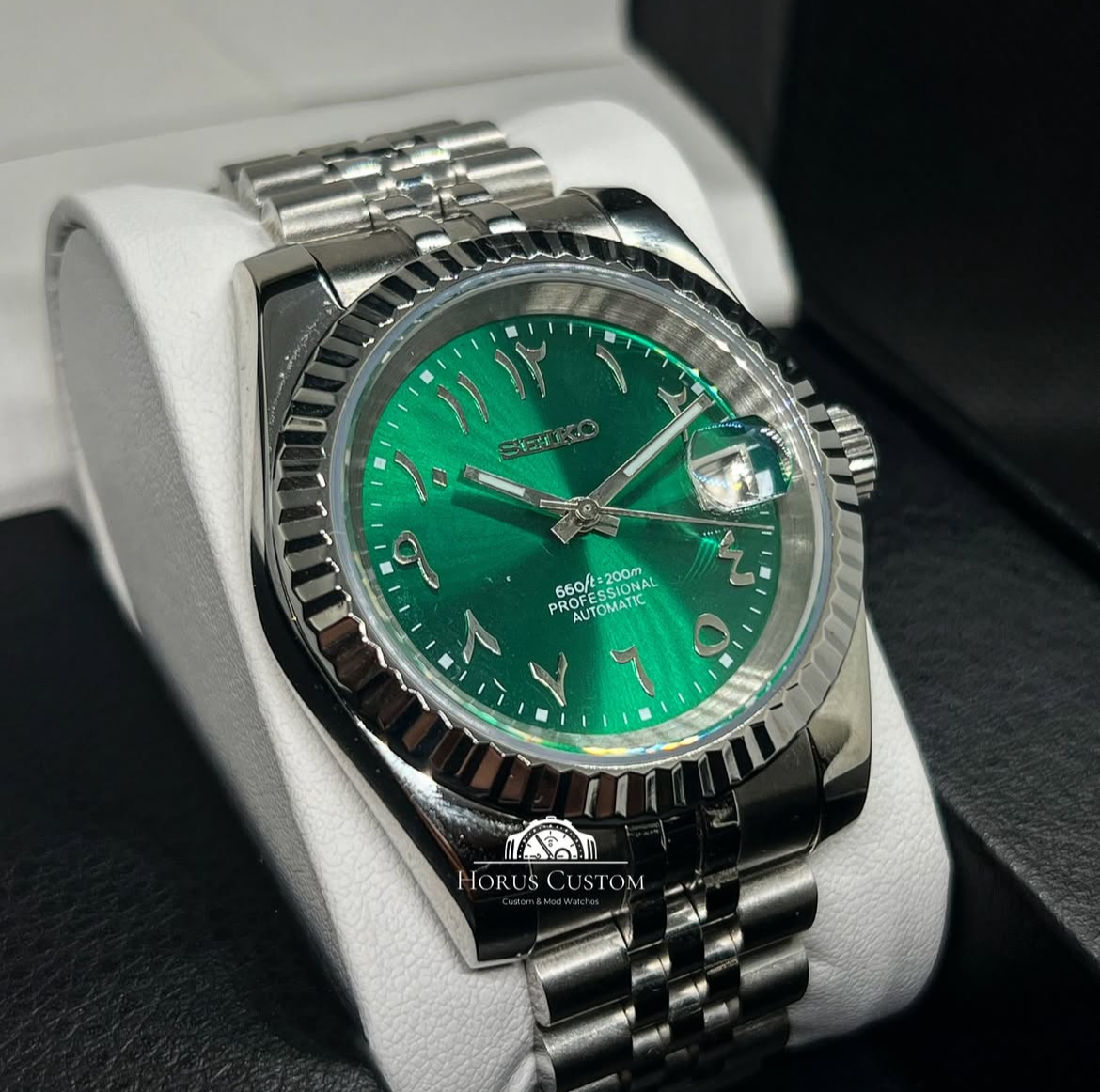 SEIKO MOD DATEJUST | ARABIC VERT