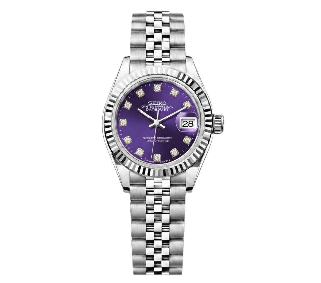 SEIKO MOD LADY DATEJUST | VIOLET