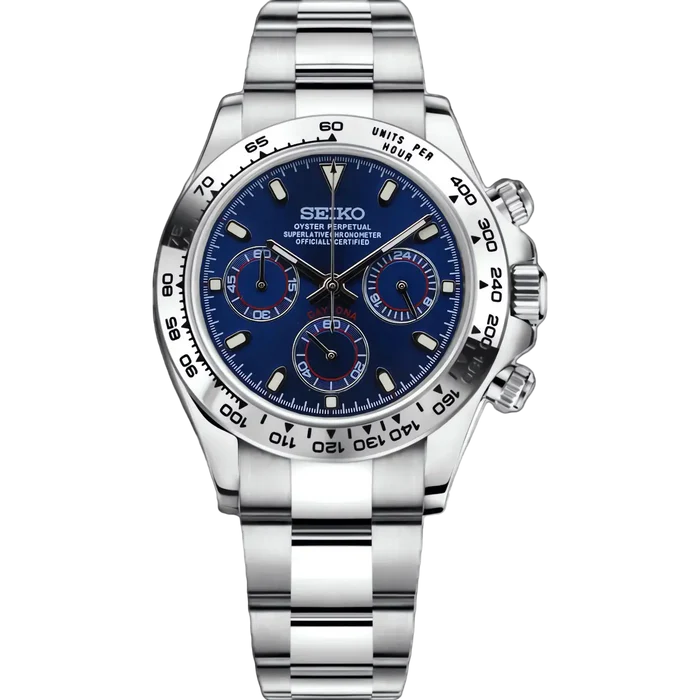 SEIKO MOD DAYTONA | BLEU