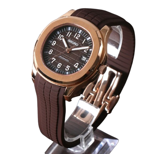 SEIKO MOD AQUANAUT | MARRON OR ROSE