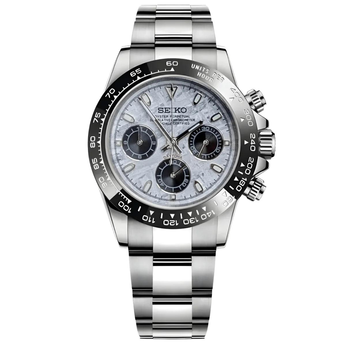 SEIKO MOD DAYTONA | METEORITE