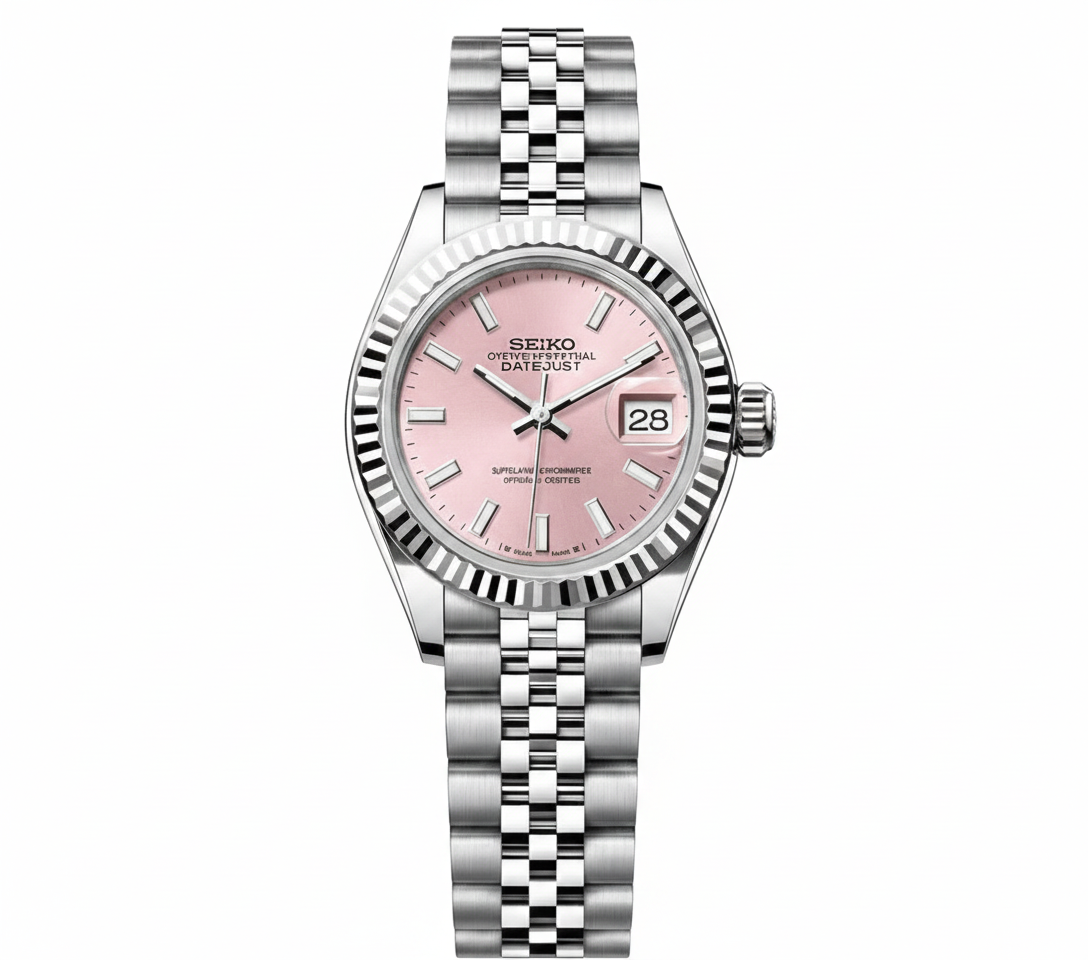 SEIKO MOD LADY DATEJUST | ROSE