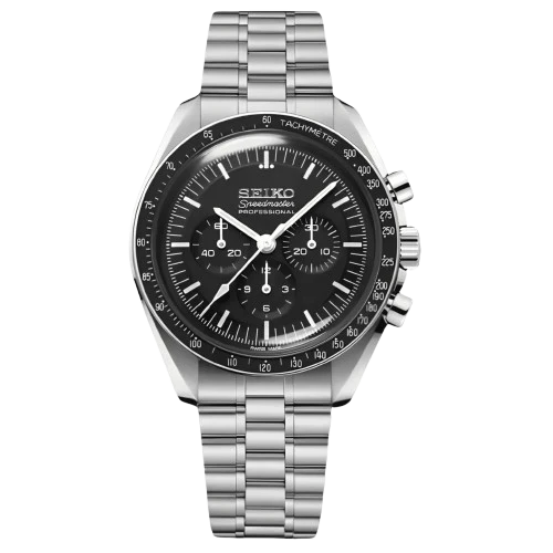 SEIKO MOD SPEEDMASTER | NOIR