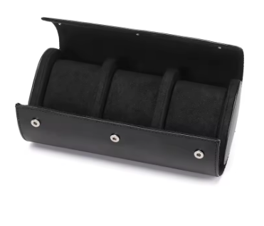 ECRIN EN CUIR NOIR - TROIS PLACES