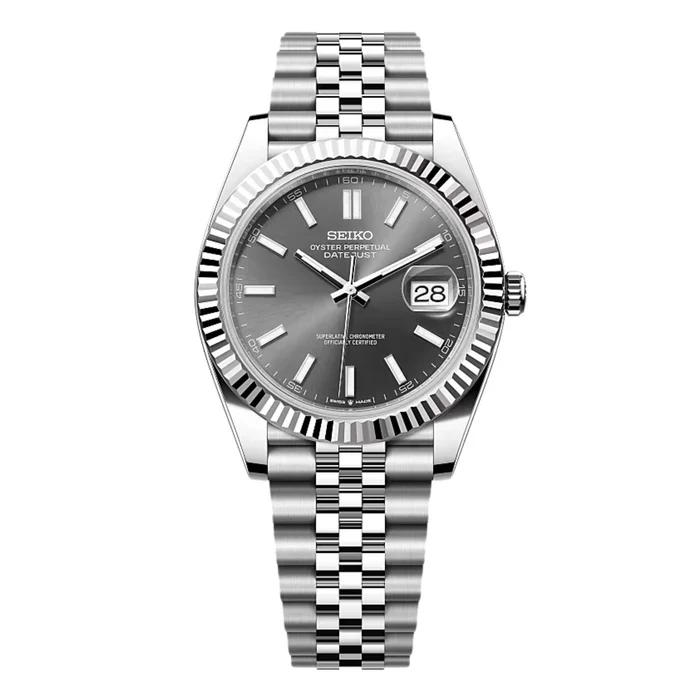 SEIKO MOD DATEJUST | GRIS
