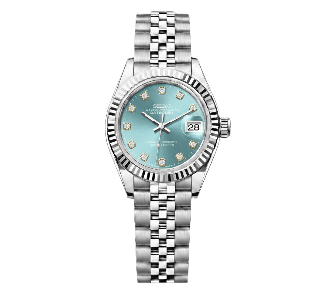 SEIKO MOD LADY DATEJUST | BLEU CIEL
