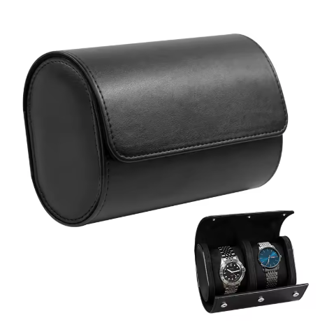 ECRIN EN CUIR NOIR - DEUX PLACES