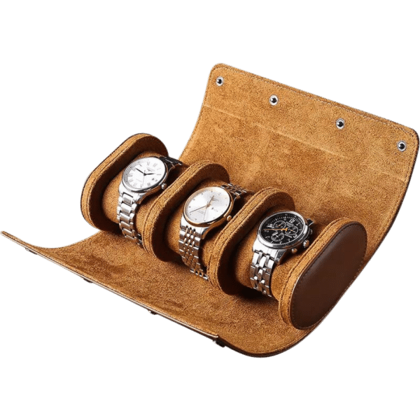 ECRIN EN CUIR MARRON - TROIS PLACES