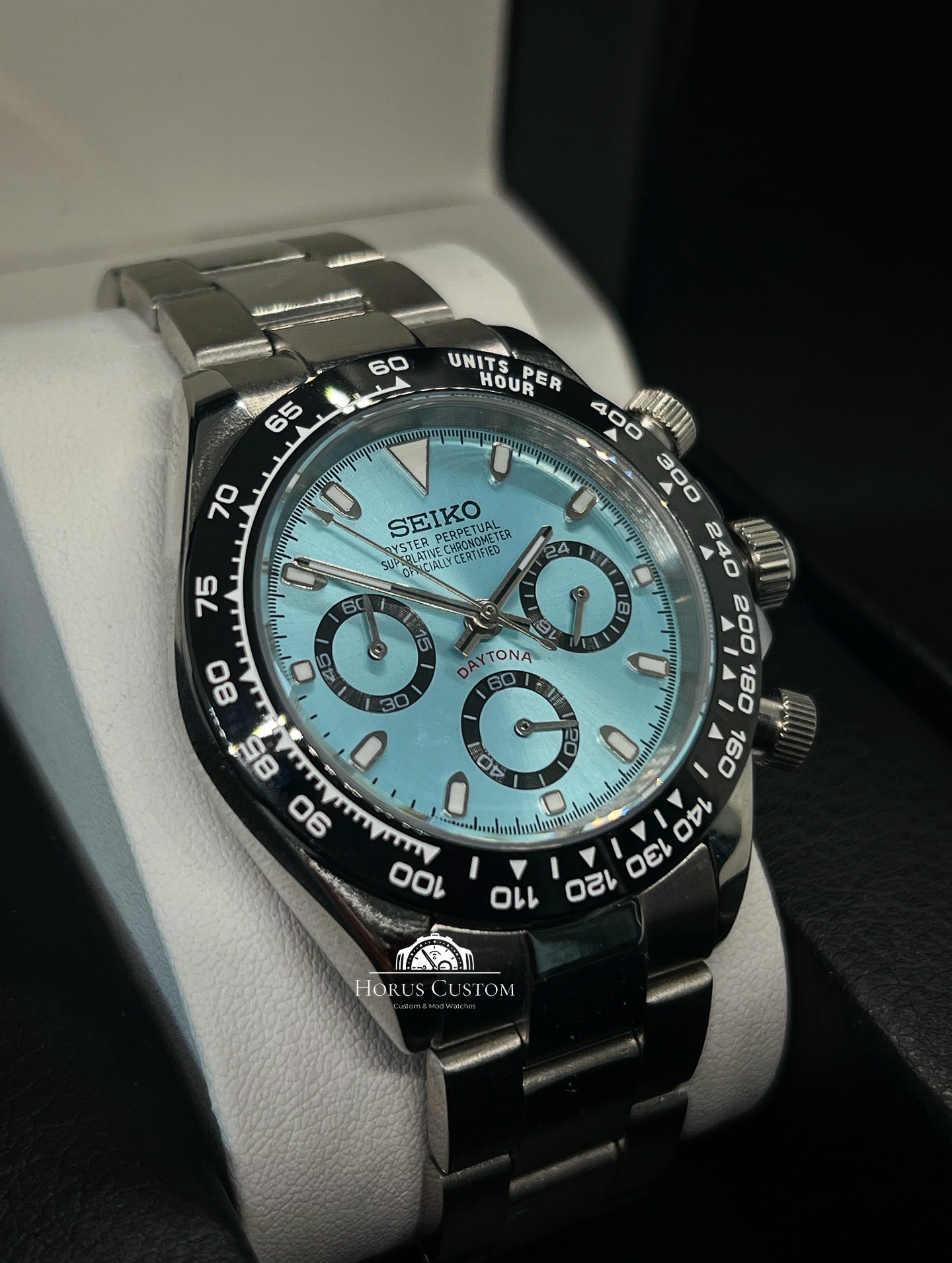 SEIKO MOD DAYTONA | ICE BLUE