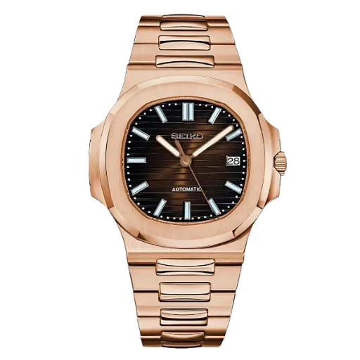 SEIKO MOD NAUTILUS | ROSE GOLD MARRON