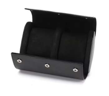 ECRIN EN CUIR NOIR - DEUX PLACES