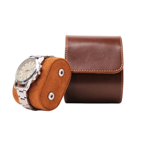 ECRIN EN CUIR MARRON - UNE PLACE