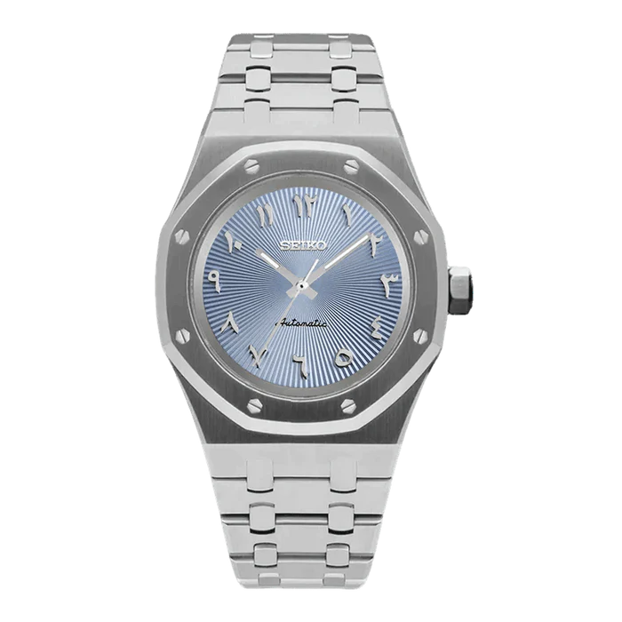 SEIKO MOD ROYAL OAK | ARABIC BLEU CIEL