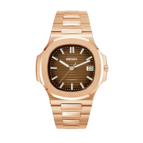 SEIKO MOD NAUTILUS | ROSE GOLD MARRON