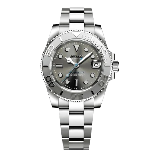 SEIKO MOD YACHTMASTER | GRIS PLATINE