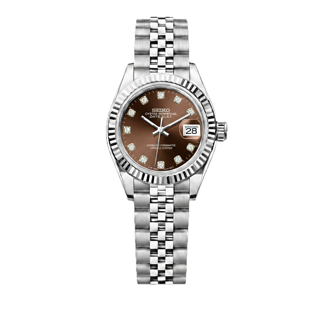 SEIKO MOD LADY DATEJUST | MARRON