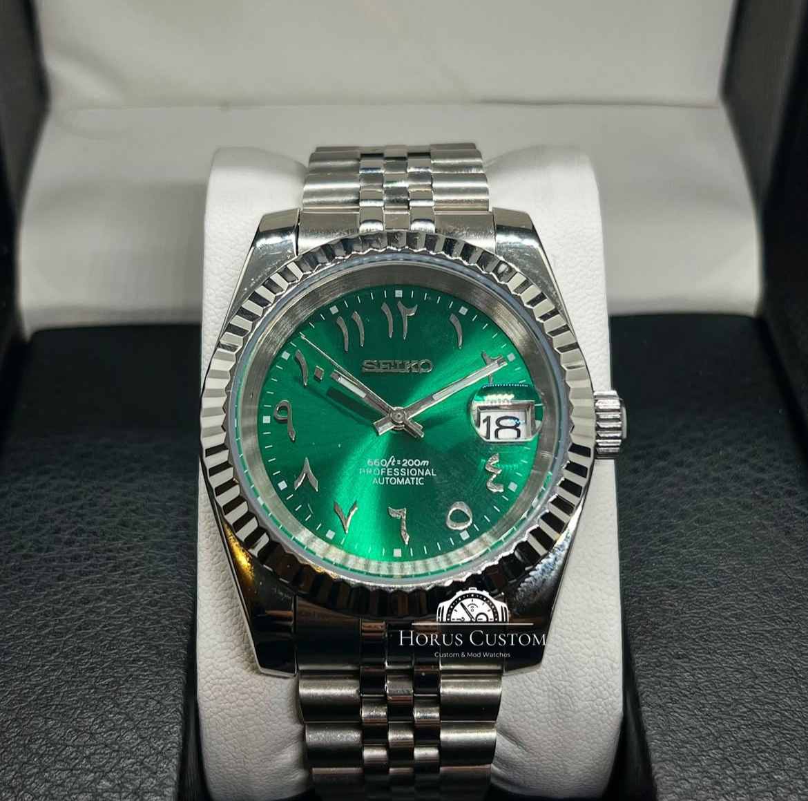 SEIKO MOD DATEJUST | ARABIC VERT
