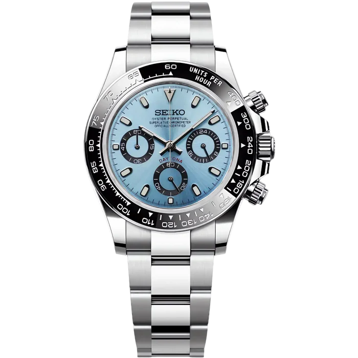 SEIKO MOD DAYTONA | ICE BLUE
