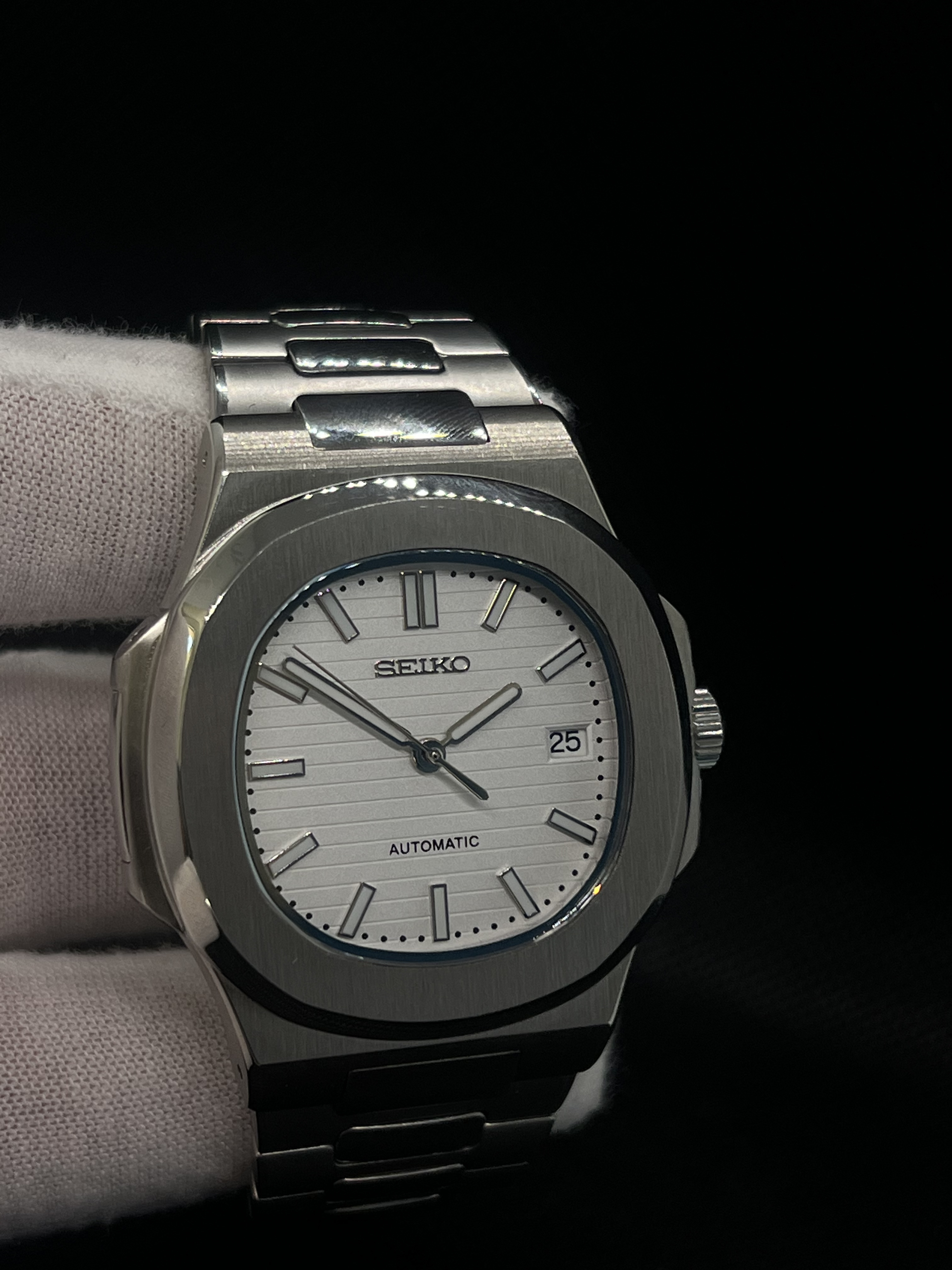 SEIKO MOD NAUTILUS | BLANC