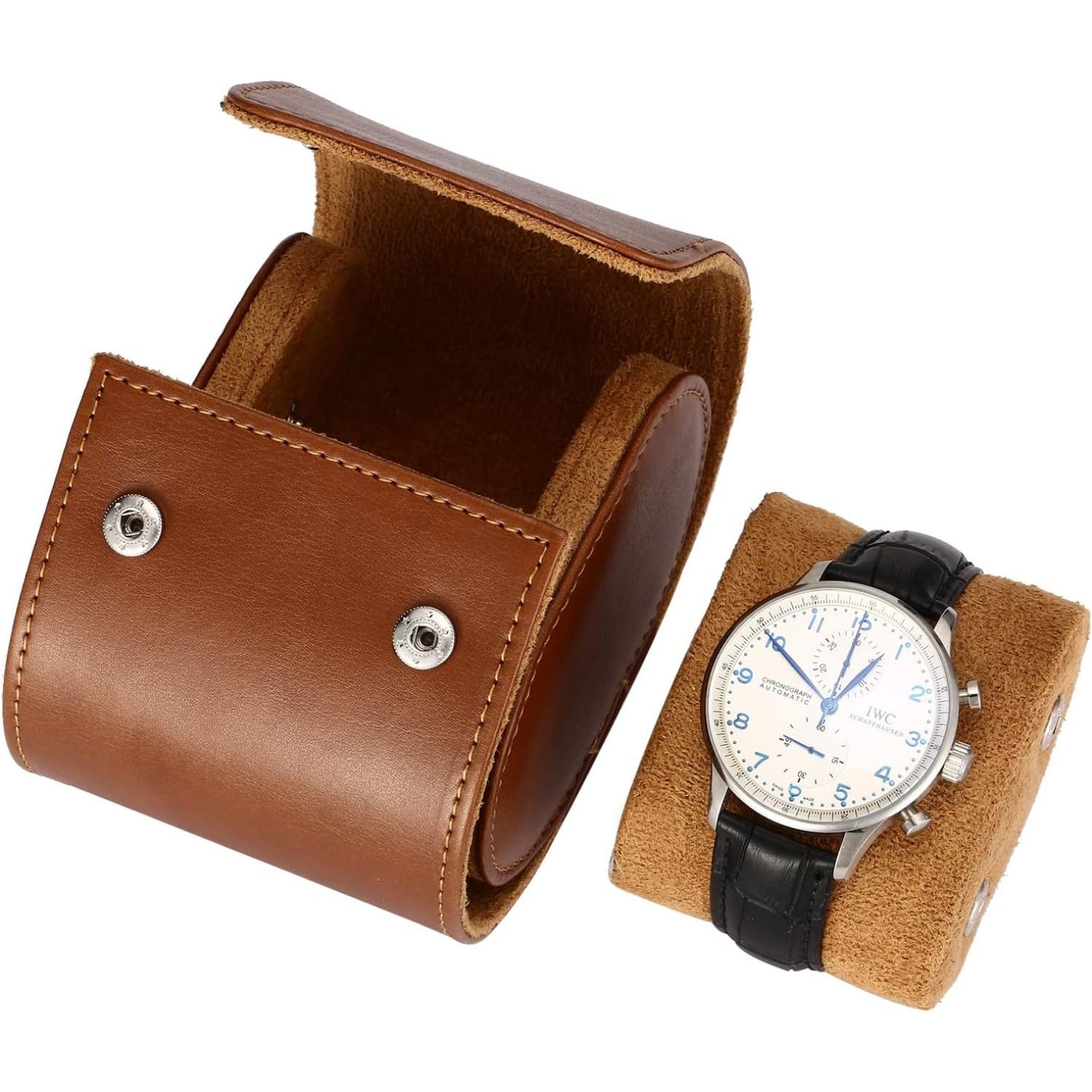 ECRIN EN CUIR MARRON - UNE PLACE