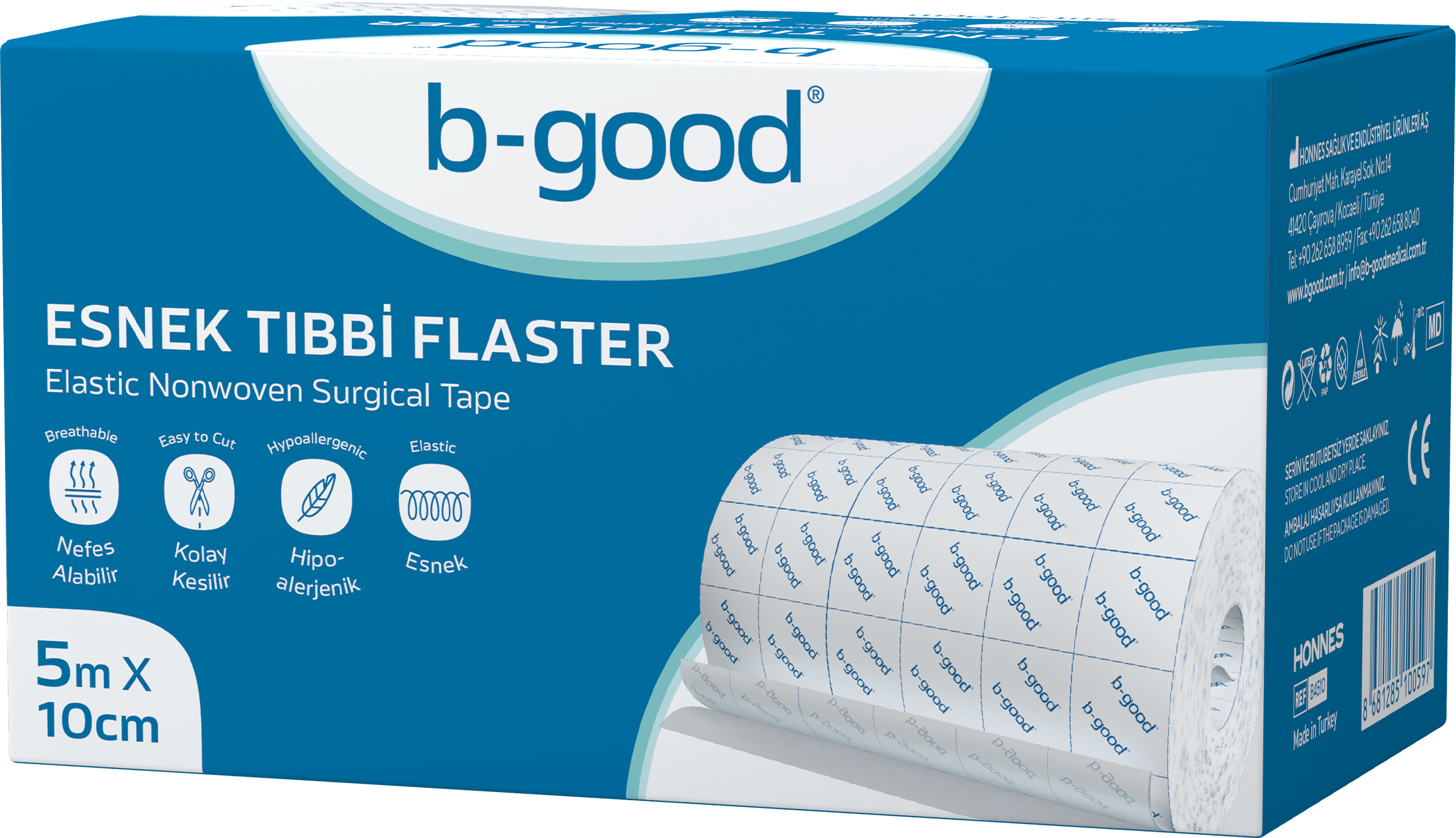 b-good Elastic Nonwoven Surgical Tape 5m x 10cm