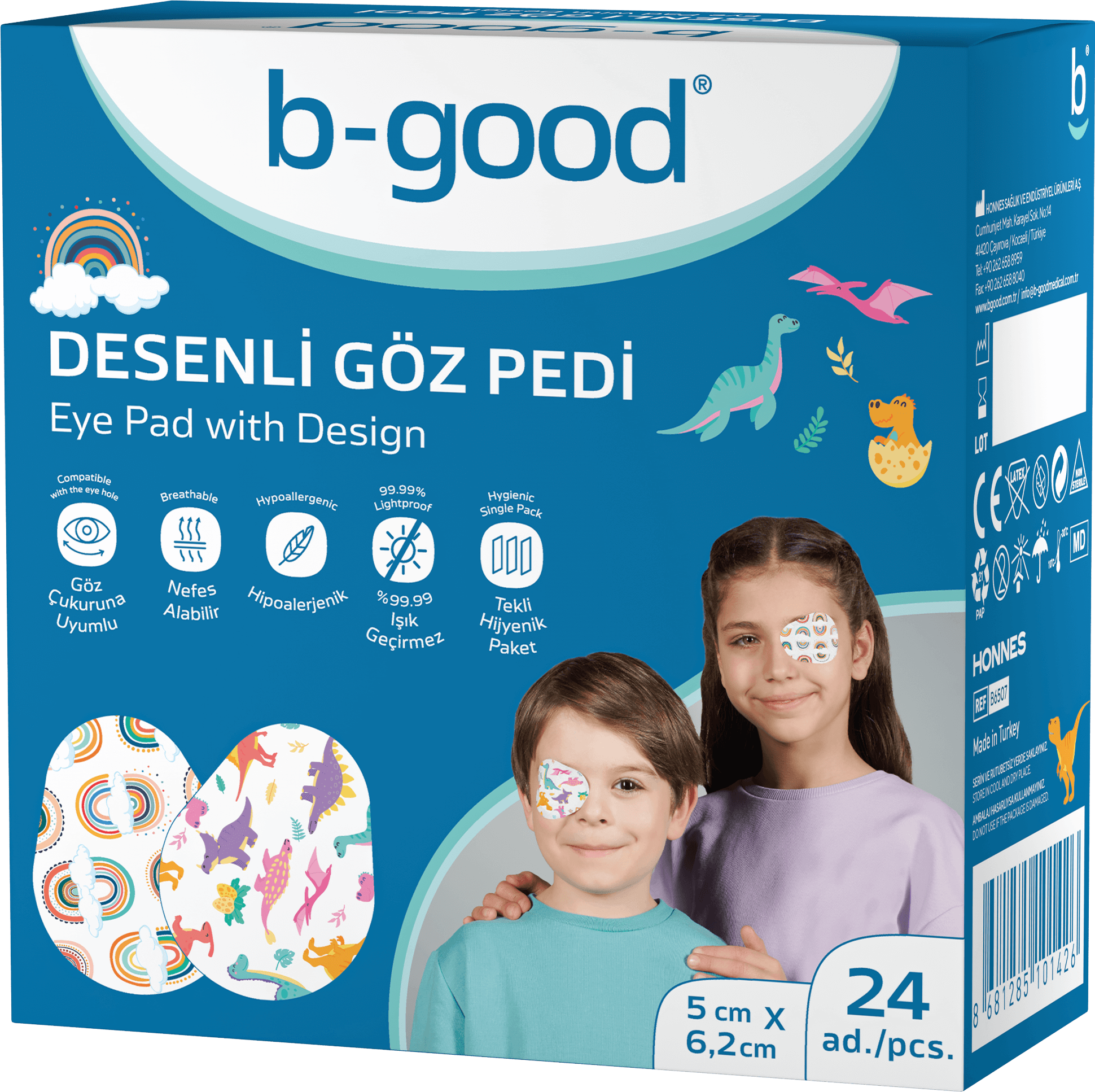 b-good Eye Pad with Design 5cm x 6,2cm