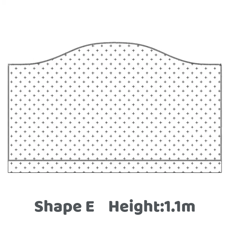 Customizable Headboards-Shape E