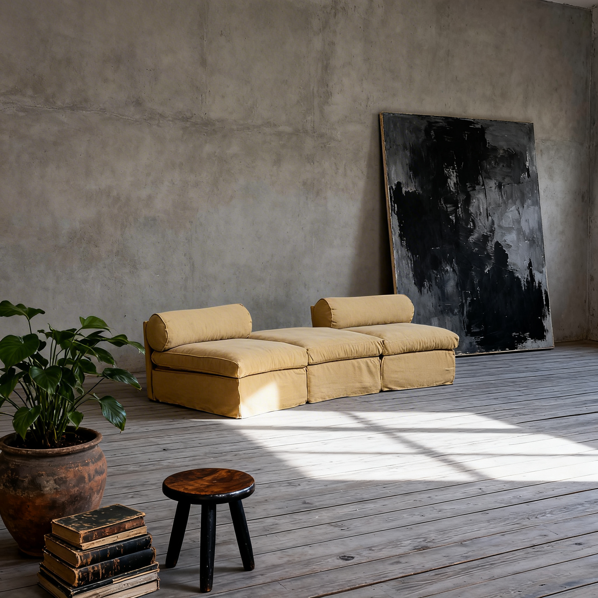 Puffy Modular Sectional Sofa -4PC/3PC/2PC