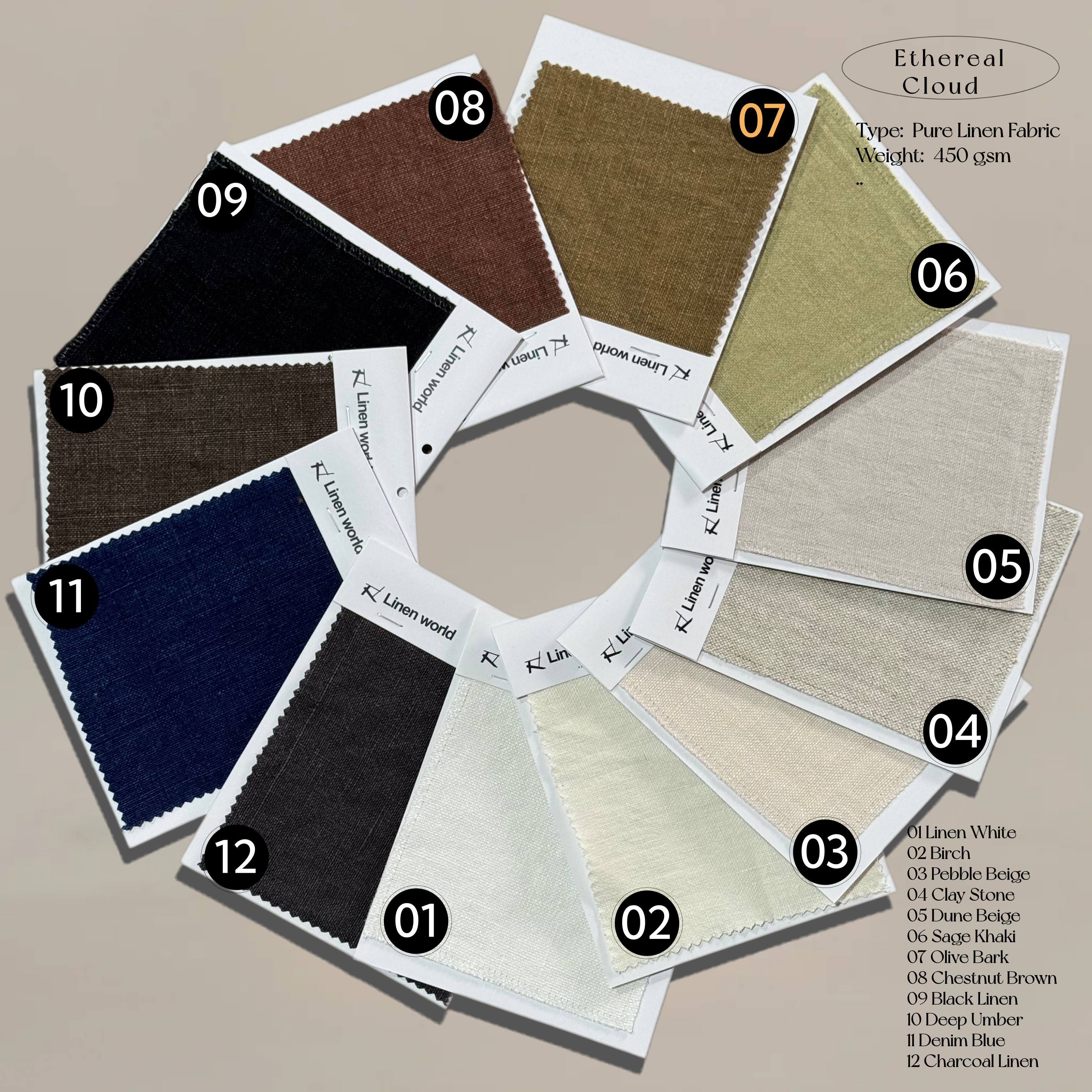 Pure Linen-# Ethereal Cloud Series  