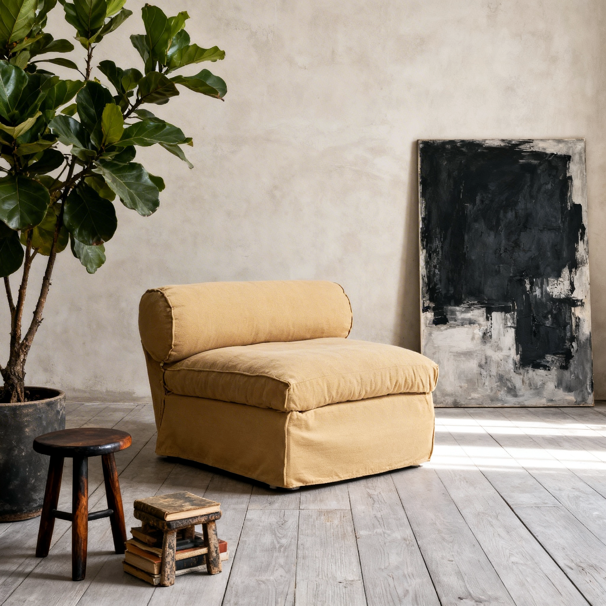 Puffy Modular Sectional Sofa -4PC/3PC/2PC