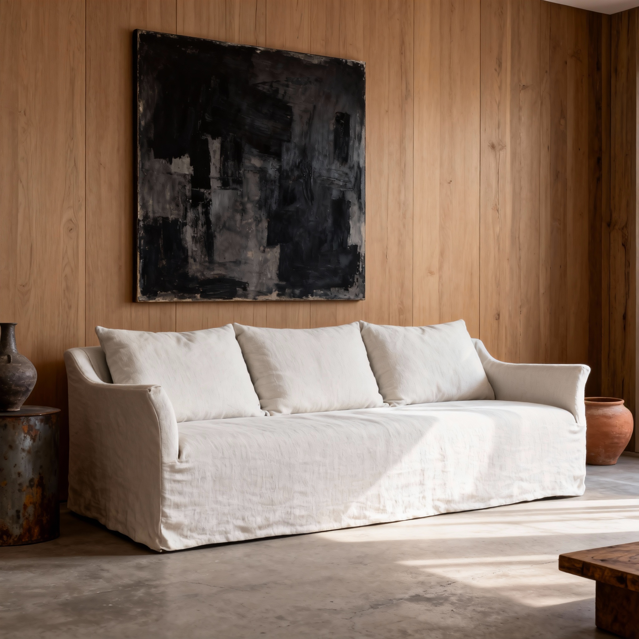 JS092 SHELL SOFA with Wheels