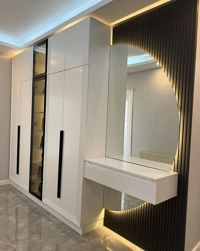 Modern Wardrobe with Vanity
