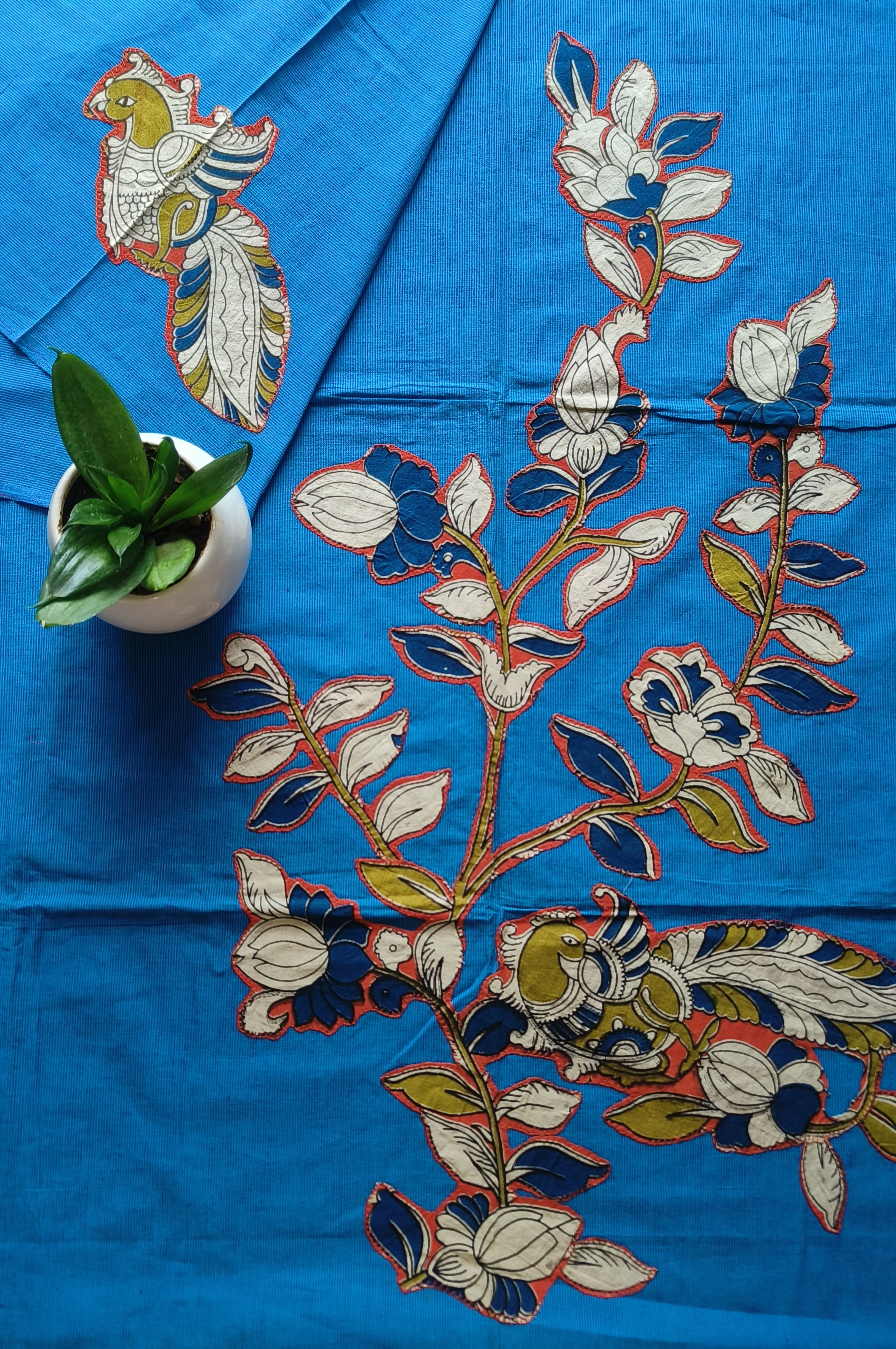 Aplic Work Kurti Material 