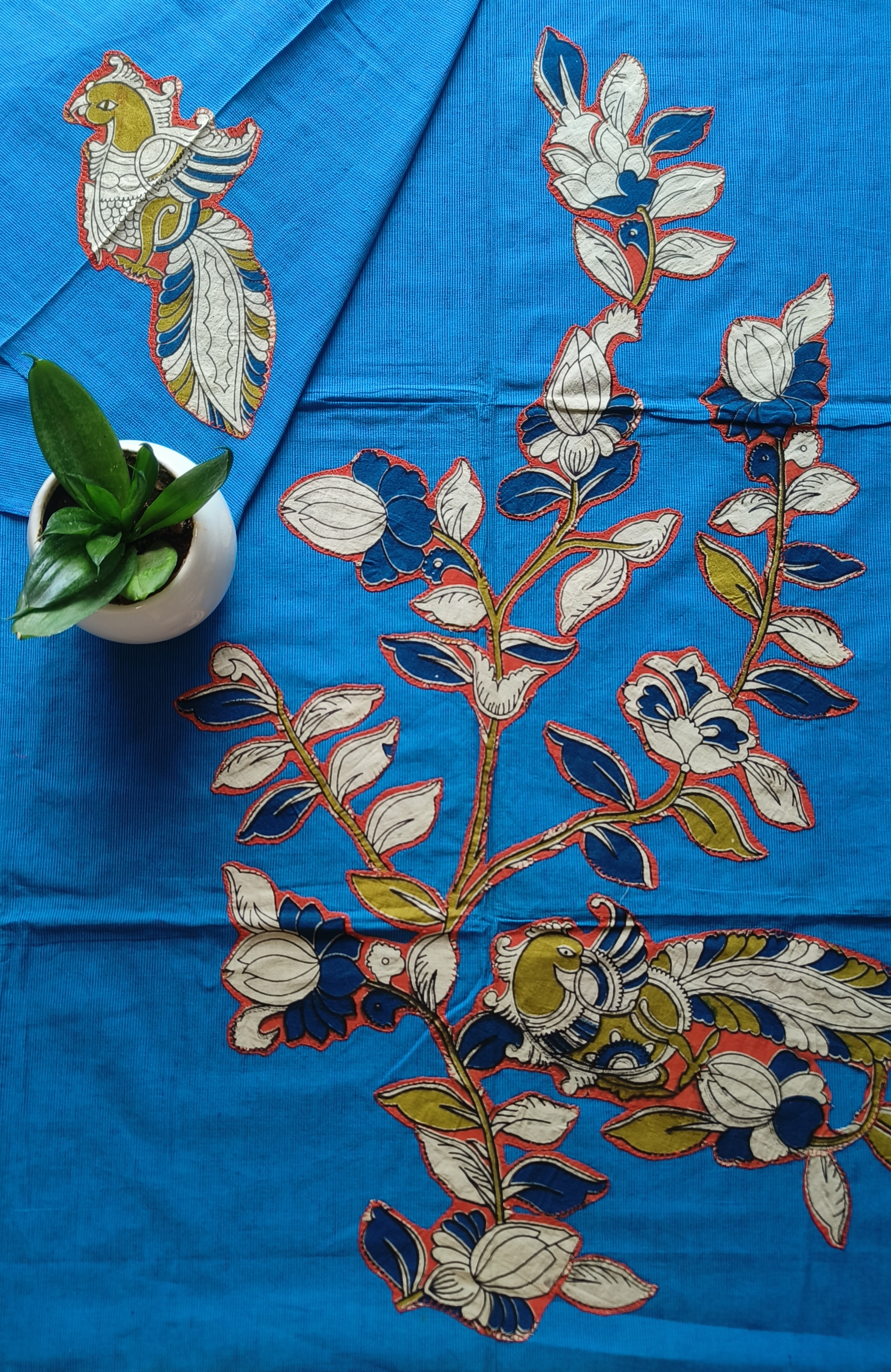 Aplic Work Kurti Material 