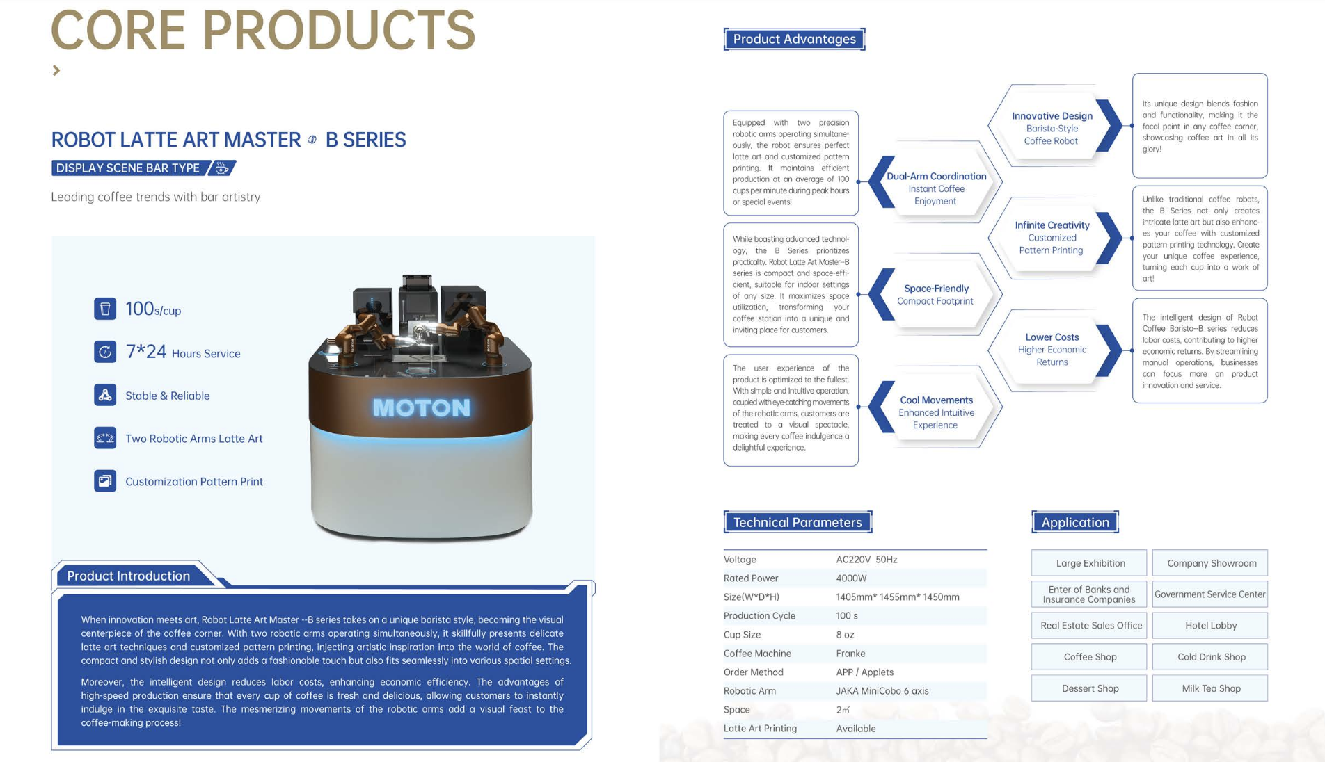 Dual Arm Latte Art Robo Coffee Kiosk - B Series