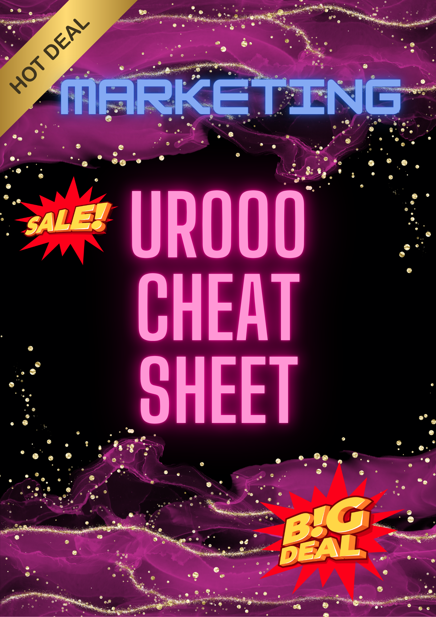 UROOO Cheat Sheet - Essential marketing strategies at a glance