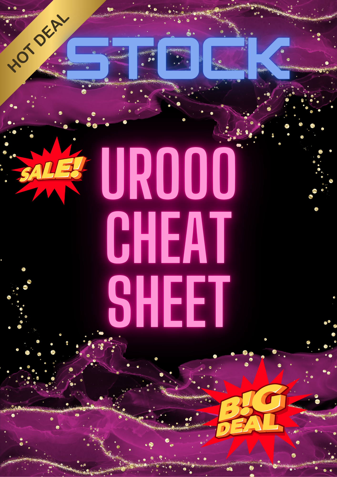 UROOO Cheat Sheet - Stock trading cheat sheet – hot deal!