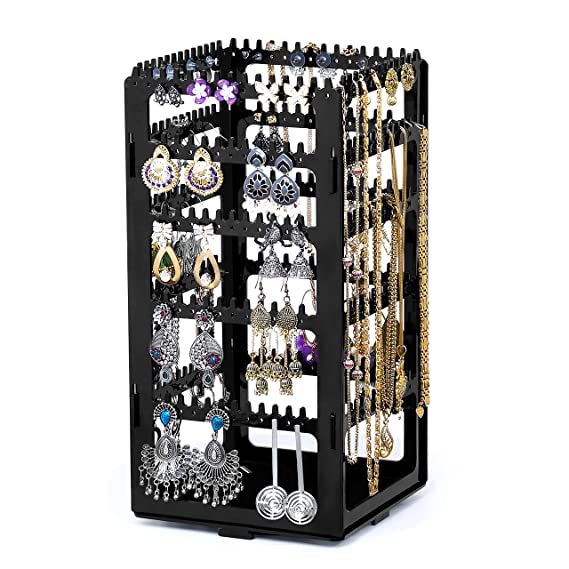 Rotating Earrings Stand Jewelry Display Organiser  