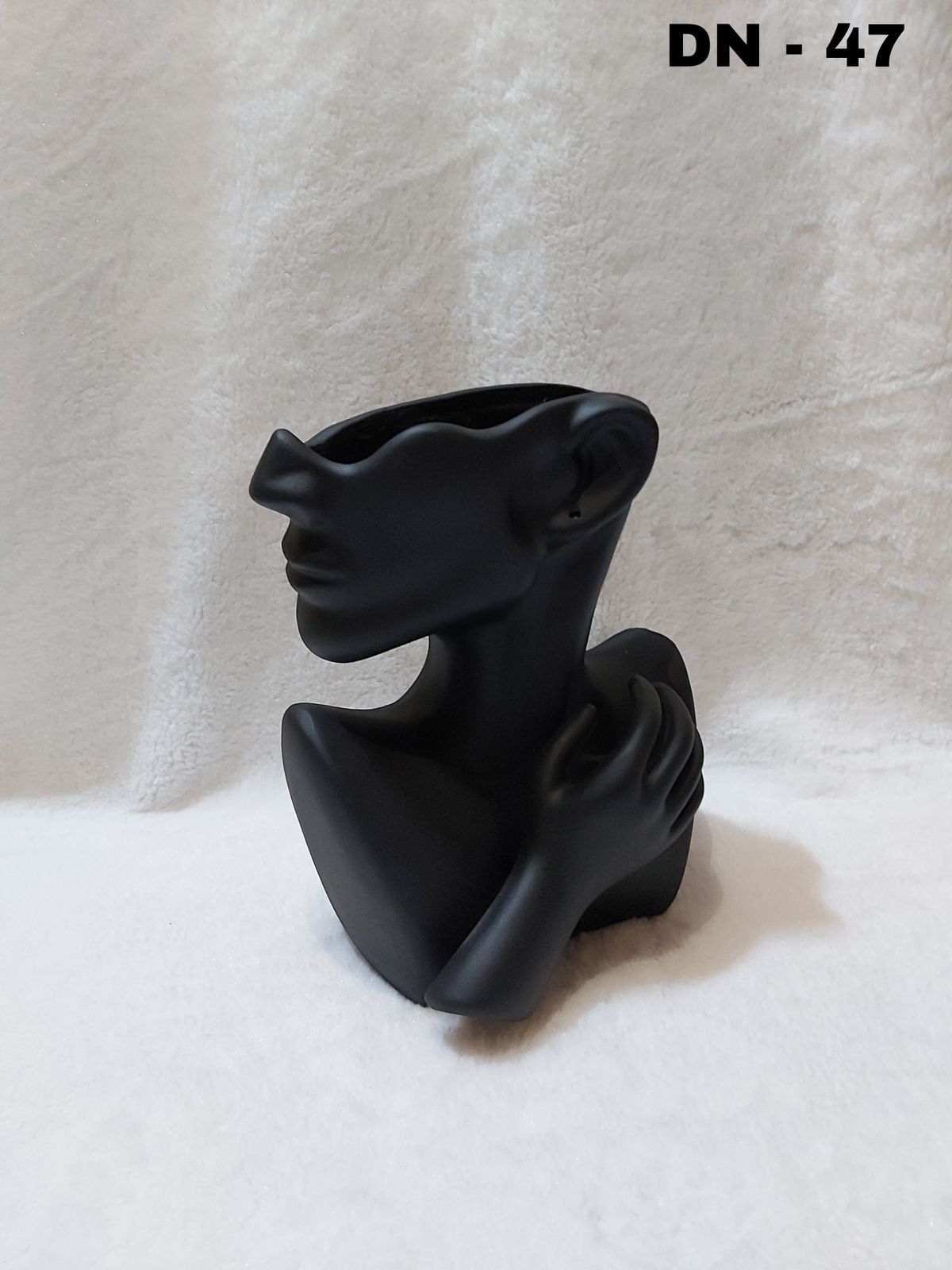 Modern Abstract Face Vase for jewellery display 