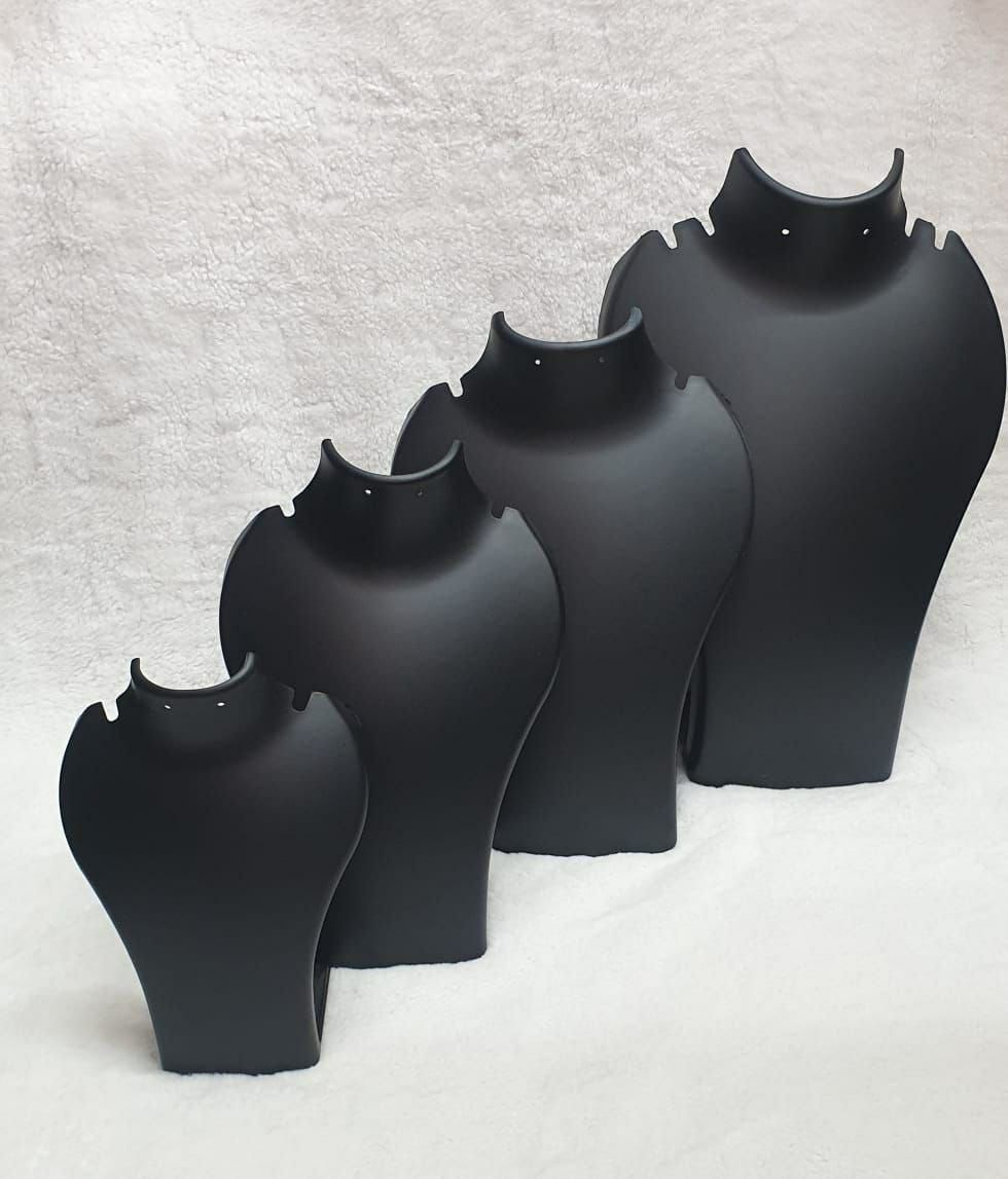 Set of Black plastic Necklace Display Stands