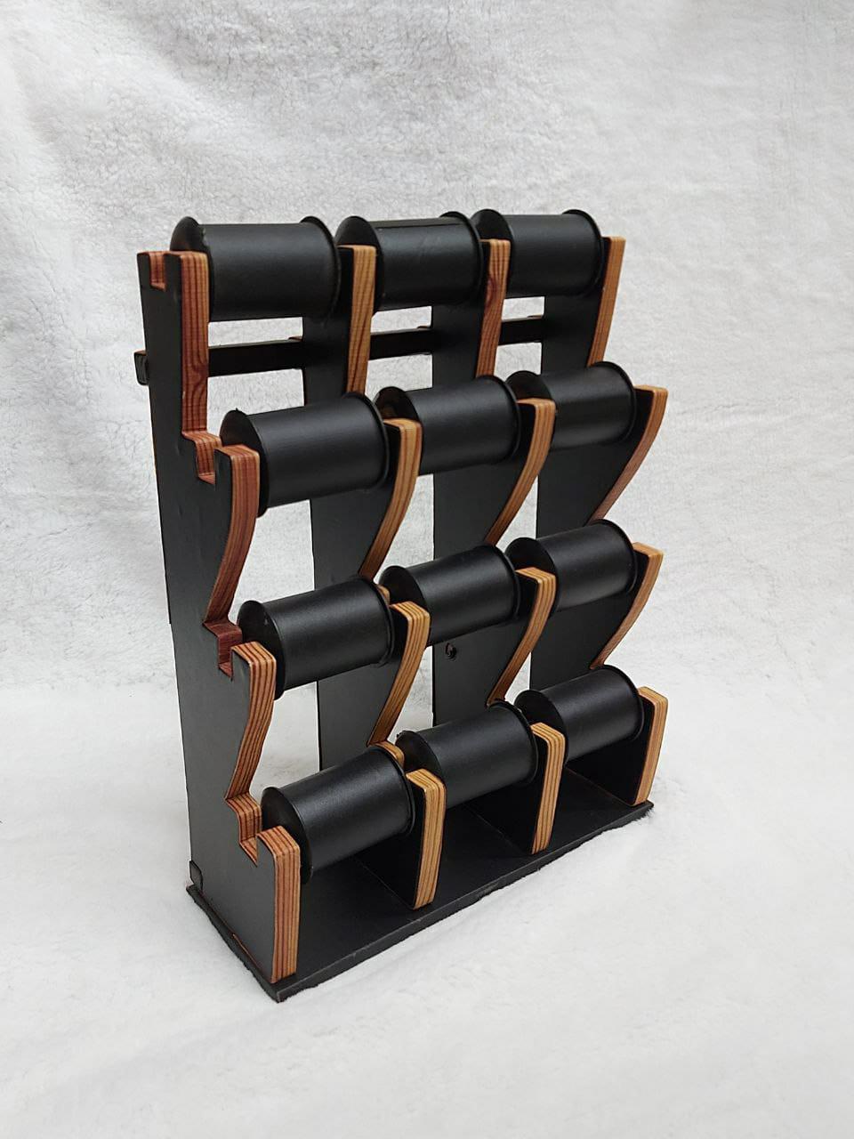 Wooden bangle display stand 