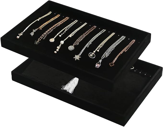 Chain Jewelry Organizer Display Tray