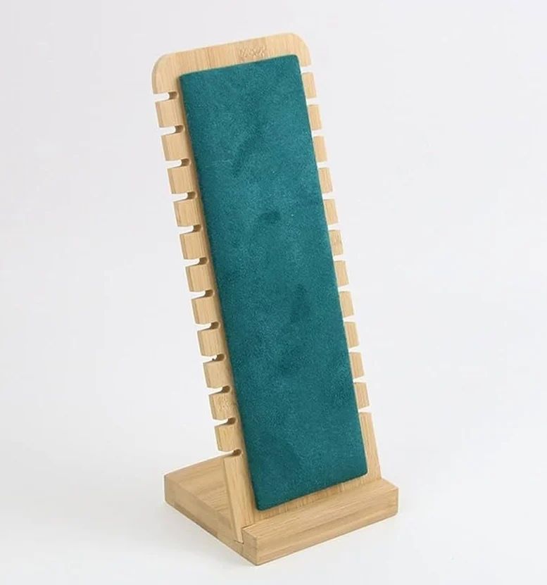 Wooden Jewelry Display Stand (Green)